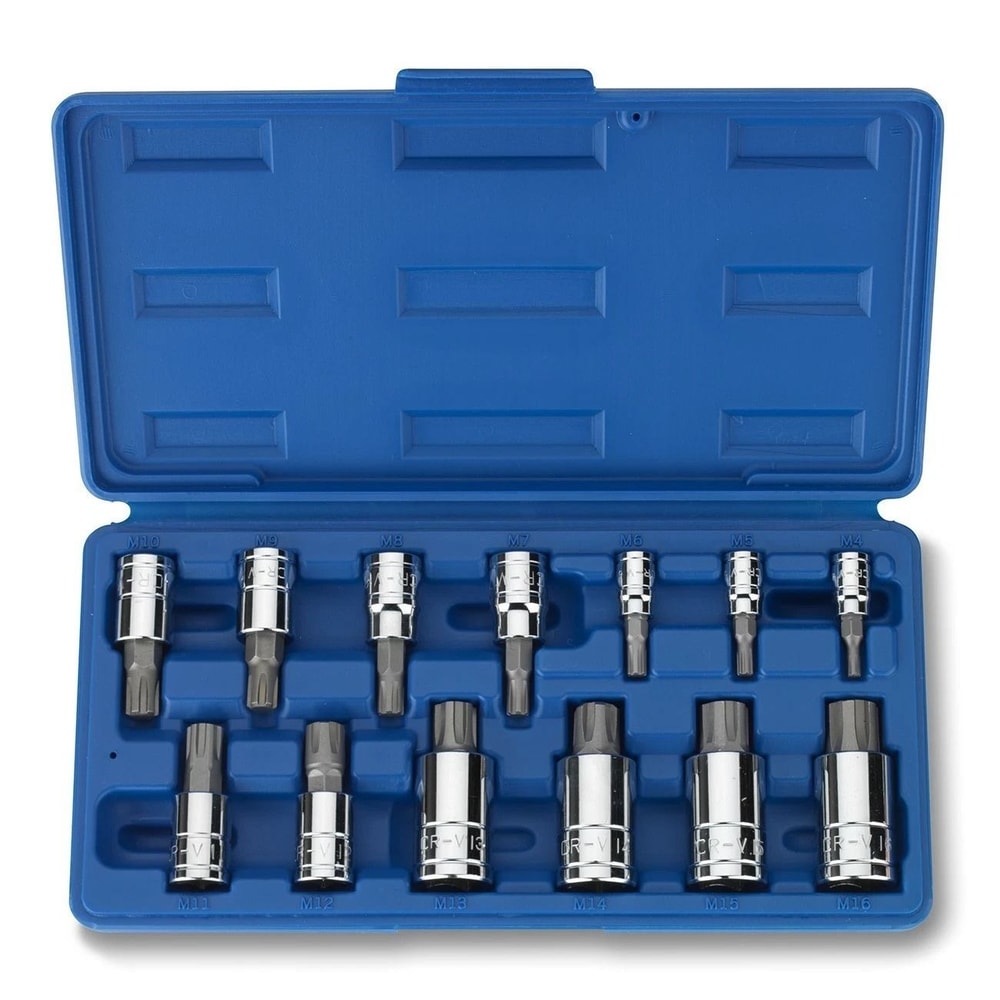 Ribe Bit Socket SetSteel Polydrive Bit Set For Automotive Repair 3
