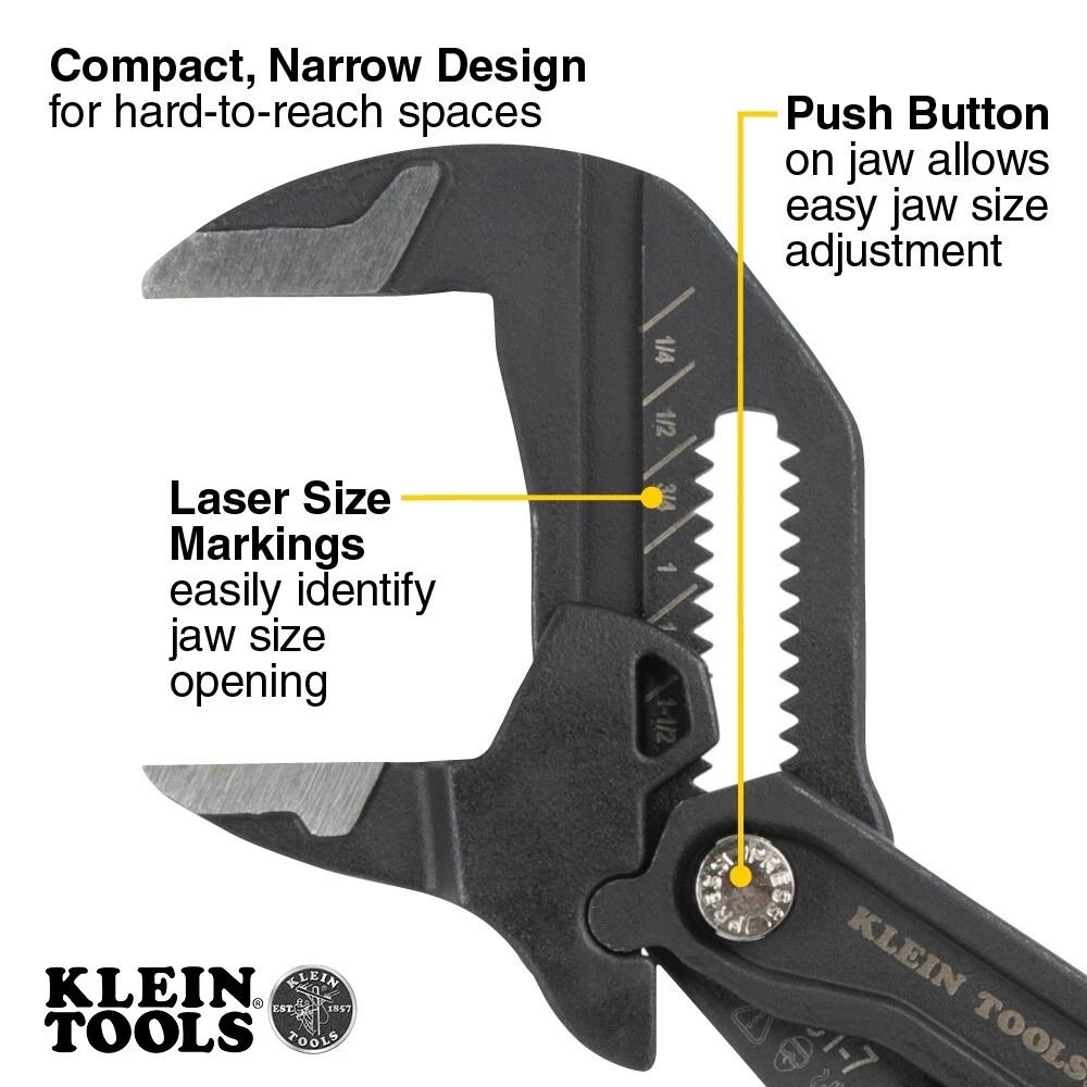 Plier Wrench With Parallel Jaws And Quick Adjust 5