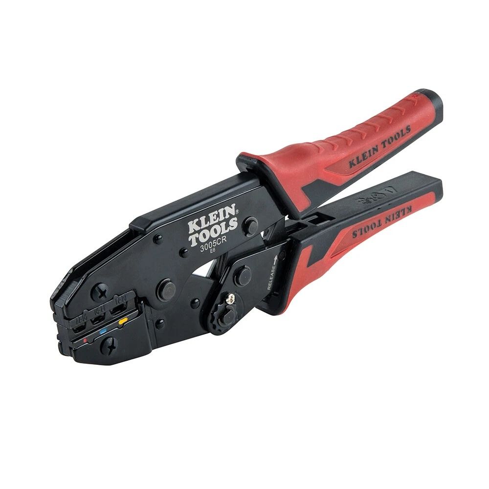 Ratcheting Crimper For Insulated Terminals AWG Wire 3