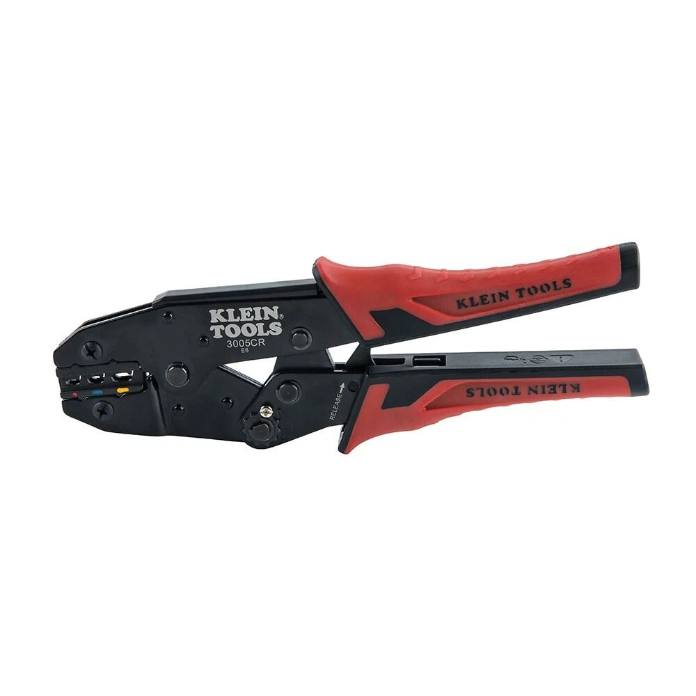 Ratcheting Crimper For Insulated Terminals AWG Wire 7