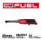 M12 FUEL Extended Reach High Speed Cordless Ratchet Tool Only 6