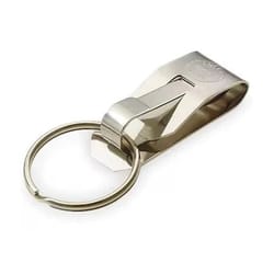 secure a key stainless steel belt key holder clip with ring