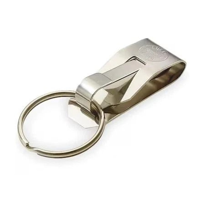 Secure A Key Stainless Steel Belt Key Holder Clip With Ring 0