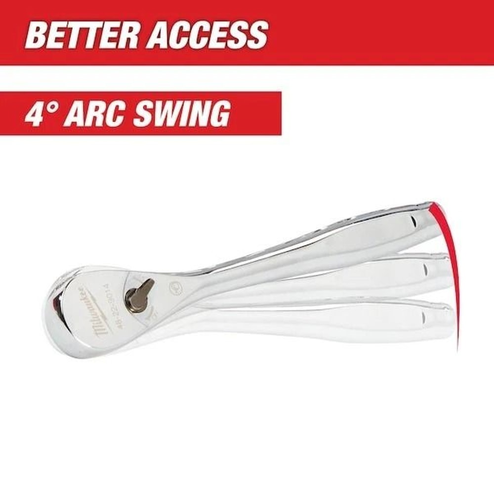 Drive Stubby Ratchet Tooth Tight Space Hand Tool 4