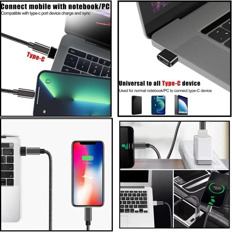 USB C Female To USB A Male Adapter USB Type C Converter OTG Connector 10