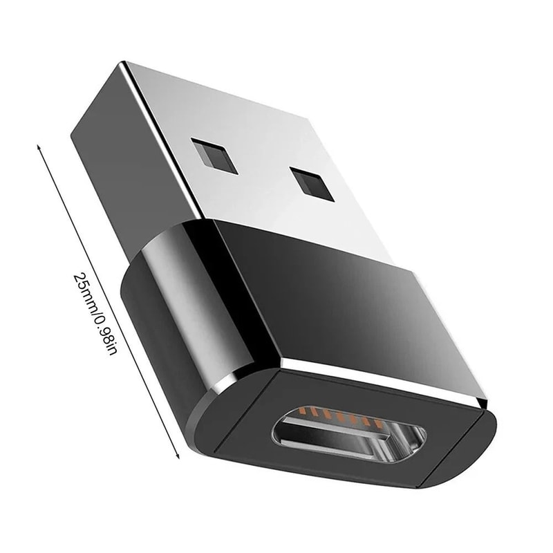 USB C Female To USB A Male Adapter USB Type C Converter OTG Connector 2