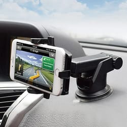 universal car phone mount windshield dashboard holder with 360 rotation