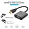 HDMI To VGA Adapter With Audio And Power For Monitor Projector Laptop 7