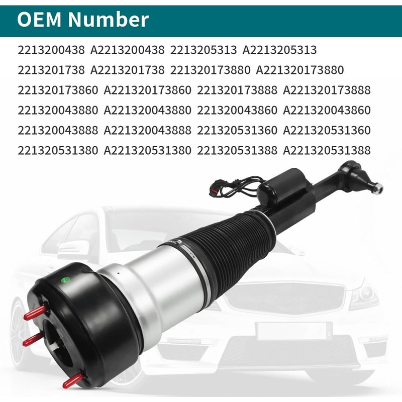 Front Left Mercedes Air Suspension Strut For 4Matic 8