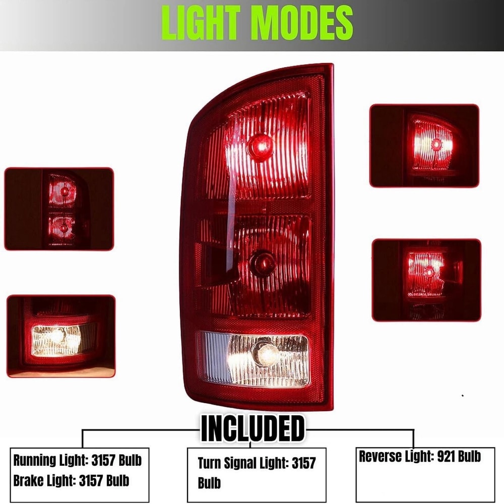 Dodge Ram Tail Lights With Circuit Board Pair 13