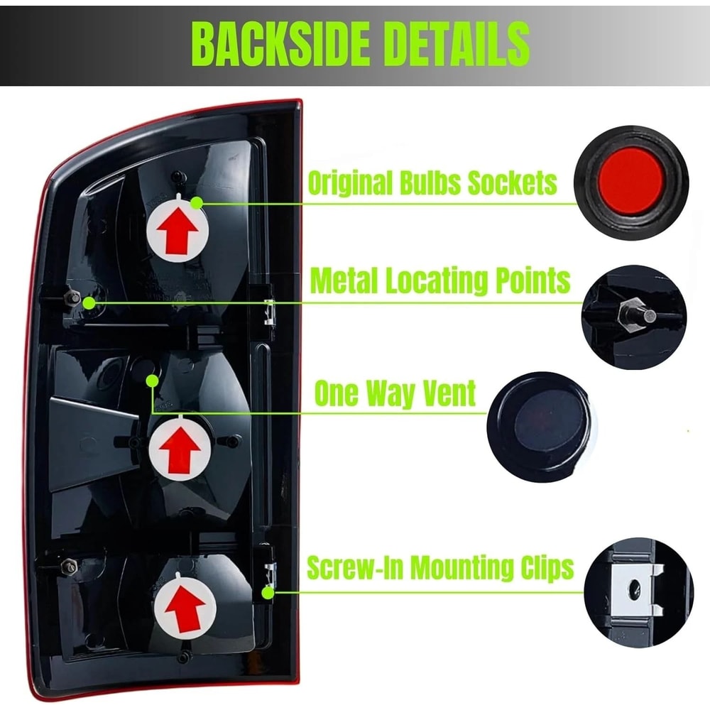 Dodge Ram Tail Lights With Circuit Board Pair 14