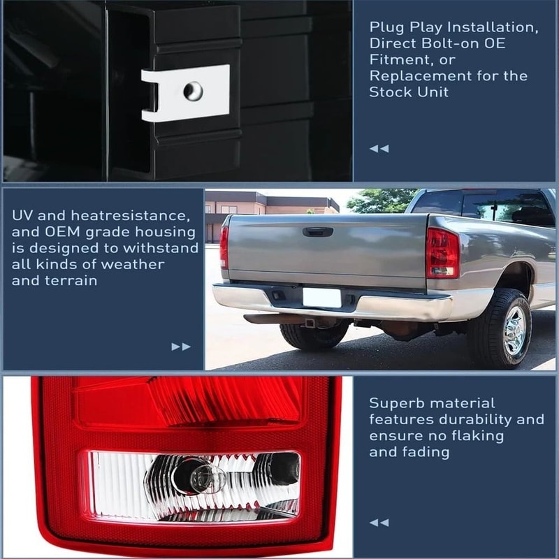 Dodge Ram Tail Lights With Circuit Board Pair 8