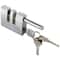 Stainless Steel Brake Pedal Lock Car Anti Theft Device With 3 Keys Universal Clutch Pedal Lock 4