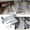 Stainless Steel Brake Pedal Lock Car Anti Theft Device With 3 Keys Universal Clutch Pedal Lock 7