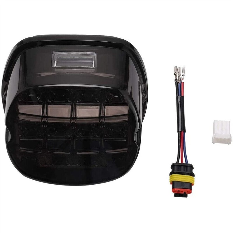 Harley LED Tail Light Smoke Lens Brake Light For Touring Softail Dyna Sportster 1