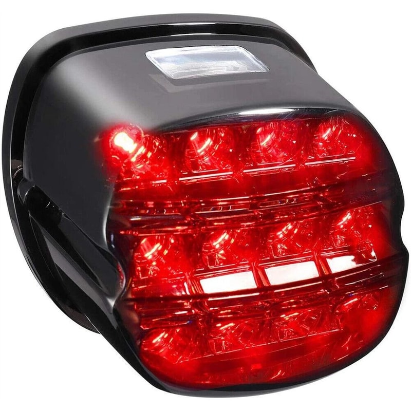 Harley LED Tail Light Smoke Lens Brake Light For Touring Softail Dyna Sportster 6