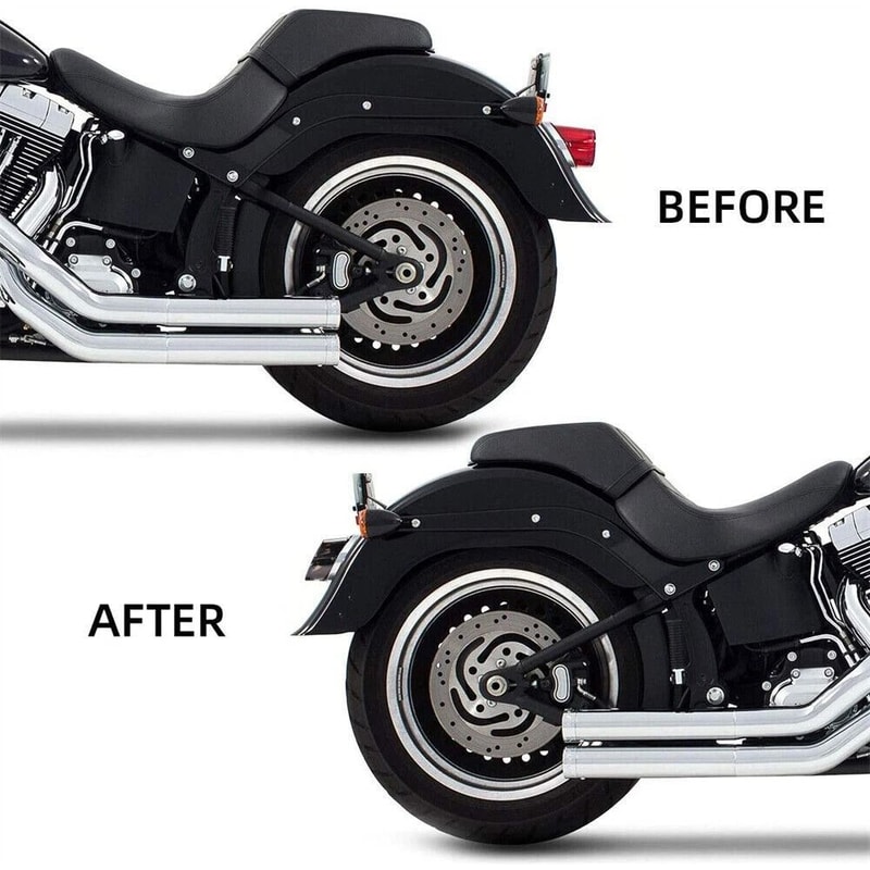 Harley LED Tail Light Smoke Lens Brake Light For Touring Softail Dyna Sportster 8