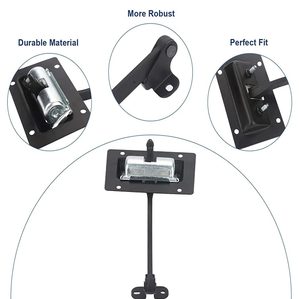 Jeep Wrangler JK Tailgate Check Strap Retaining Arm Rear Gate Replacement 13