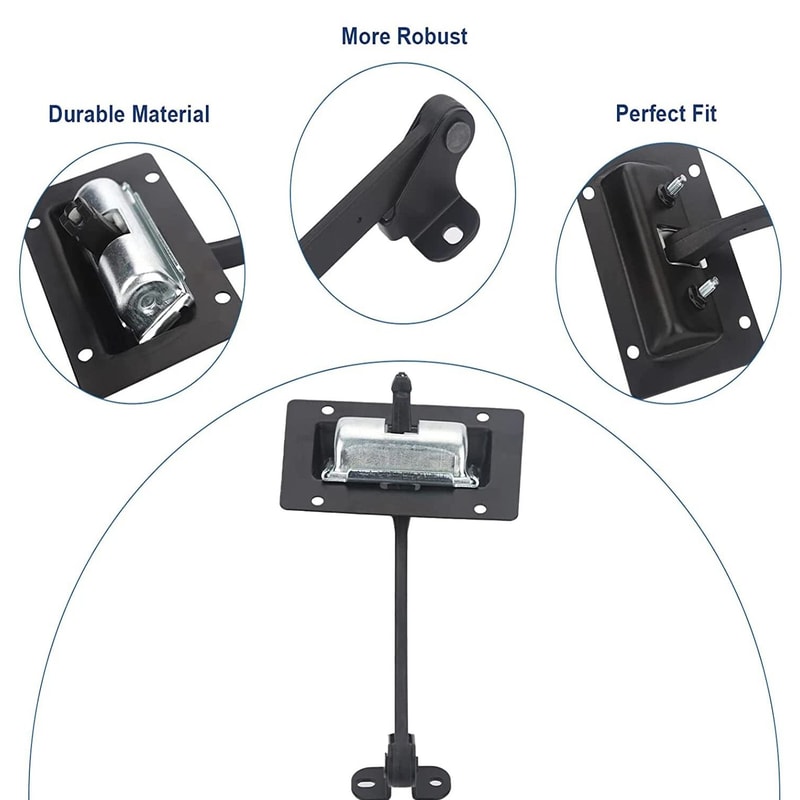 Jeep Wrangler JK Tailgate Check Strap Retaining Arm Rear Gate Replacement 13