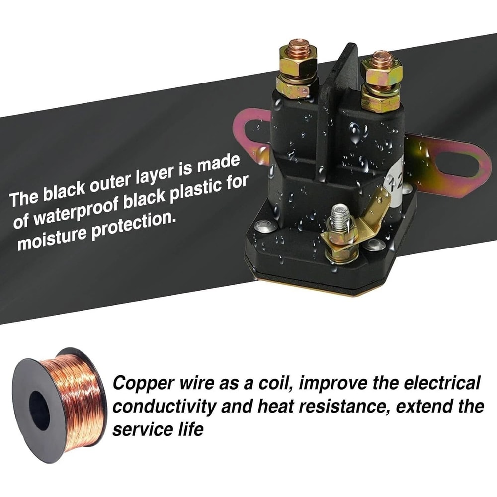Lawn Mower Starter Solenoid Replacement For Zero Turn Mowers 8