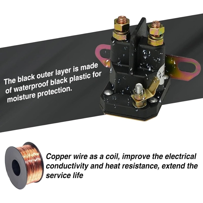 Lawn Mower Starter Solenoid Replacement For Zero Turn Mowers 8