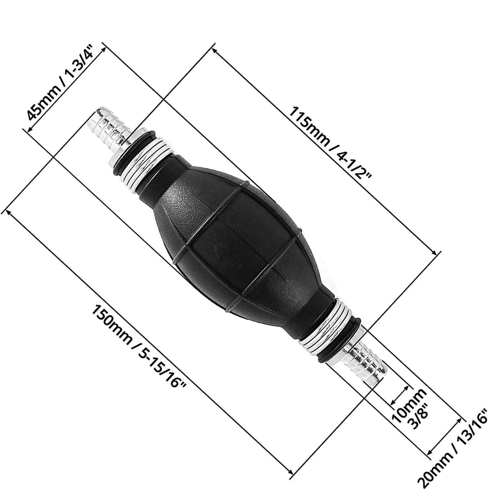Fuel Primer Bulb For Boat And Outboard Fuel Lines 10