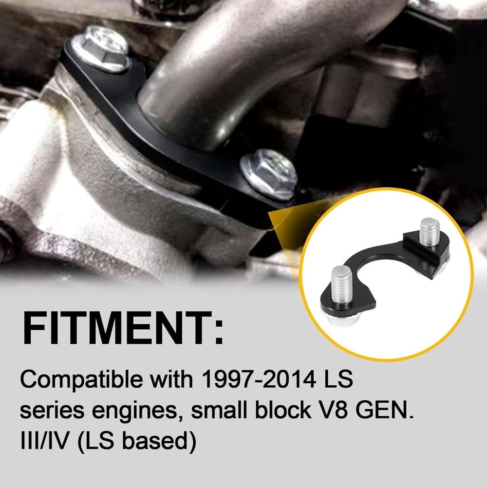 LS Oil Pump Pickup Tube Brace Support Bracket For Gen III IV LS Engines 8
