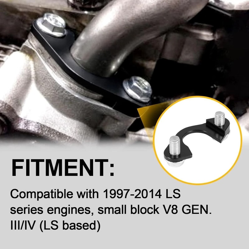 LS Oil Pump Pickup Tube Brace Support Bracket For Gen III IV LS Engines 8