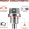 Oil Drain Plug Magnetic Engine Oil Drain Plug For Cars And Trucks 12
