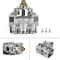 Holley Style Adjustable Fuel Pressure Regulator 2 Port PSI For Carburetor 7