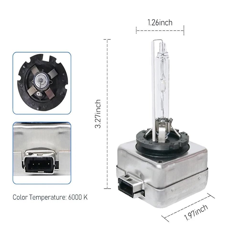 White HID Xenon Headlight Bulbs OEM Replacement 13