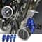 Style Adjustable Fuel Pressure Regulator With Gauge Universal Blue EFI Kit 0