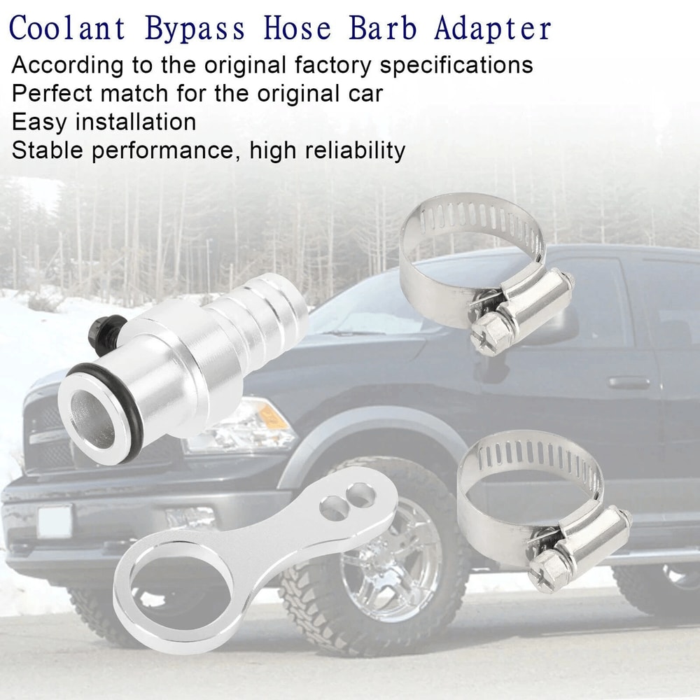 Heavy Duty Coolant Bypass Hose Kit For Ram Cummins Diesel 8