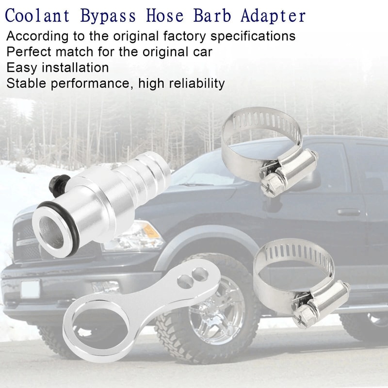 Heavy Duty Coolant Bypass Hose Kit For Ram Cummins Diesel 8