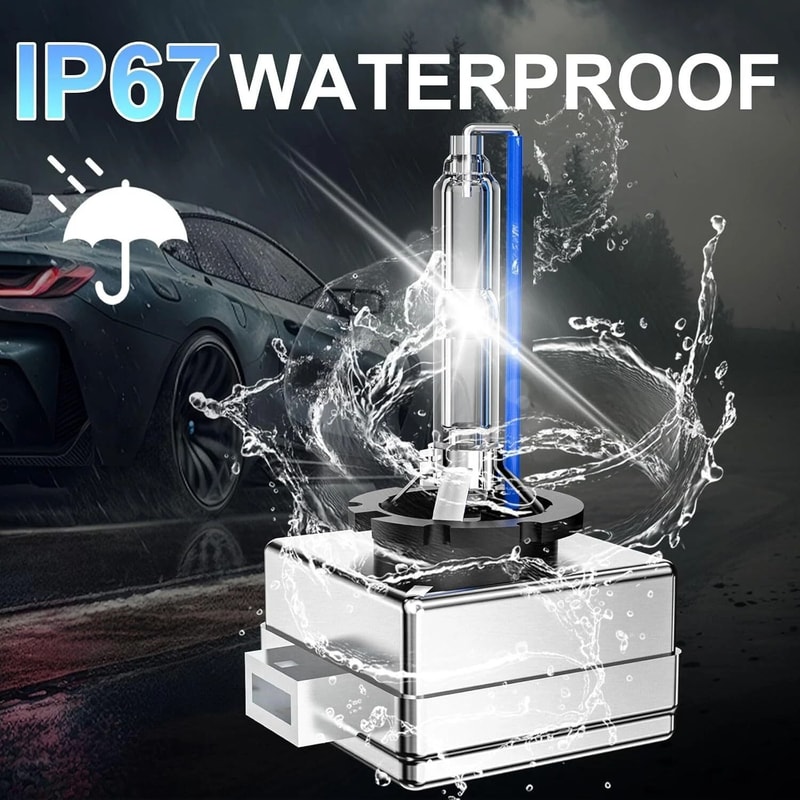 HID Xenon Headlight Bulbs Pair OEM Replacement 11