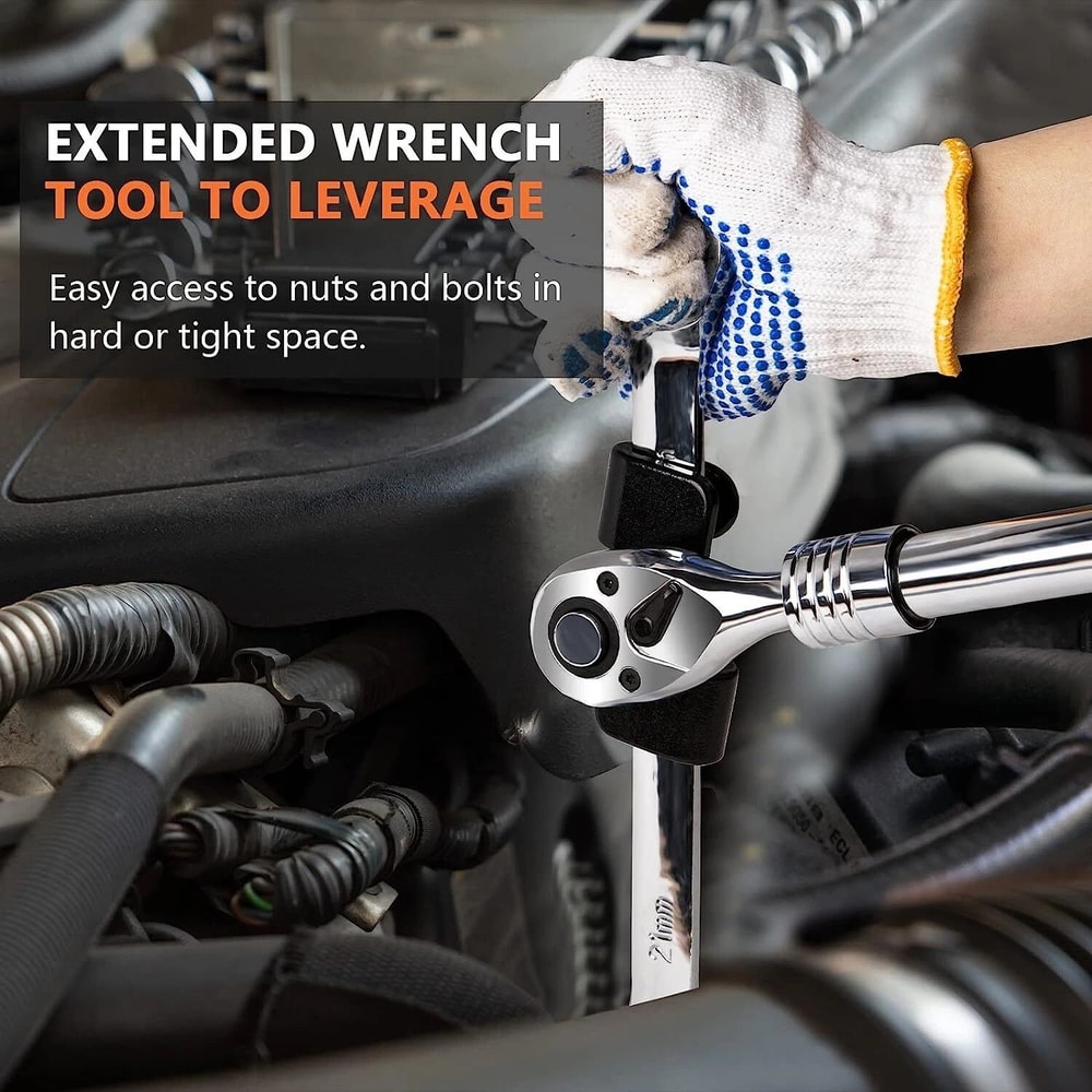 Universal Wrench Extender Adapter 12 Inch Drive Leverage Tool 3