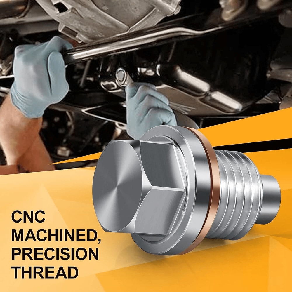 Magnetic Oil Drain Plug Universal Engine Oil Drain Bolt 6