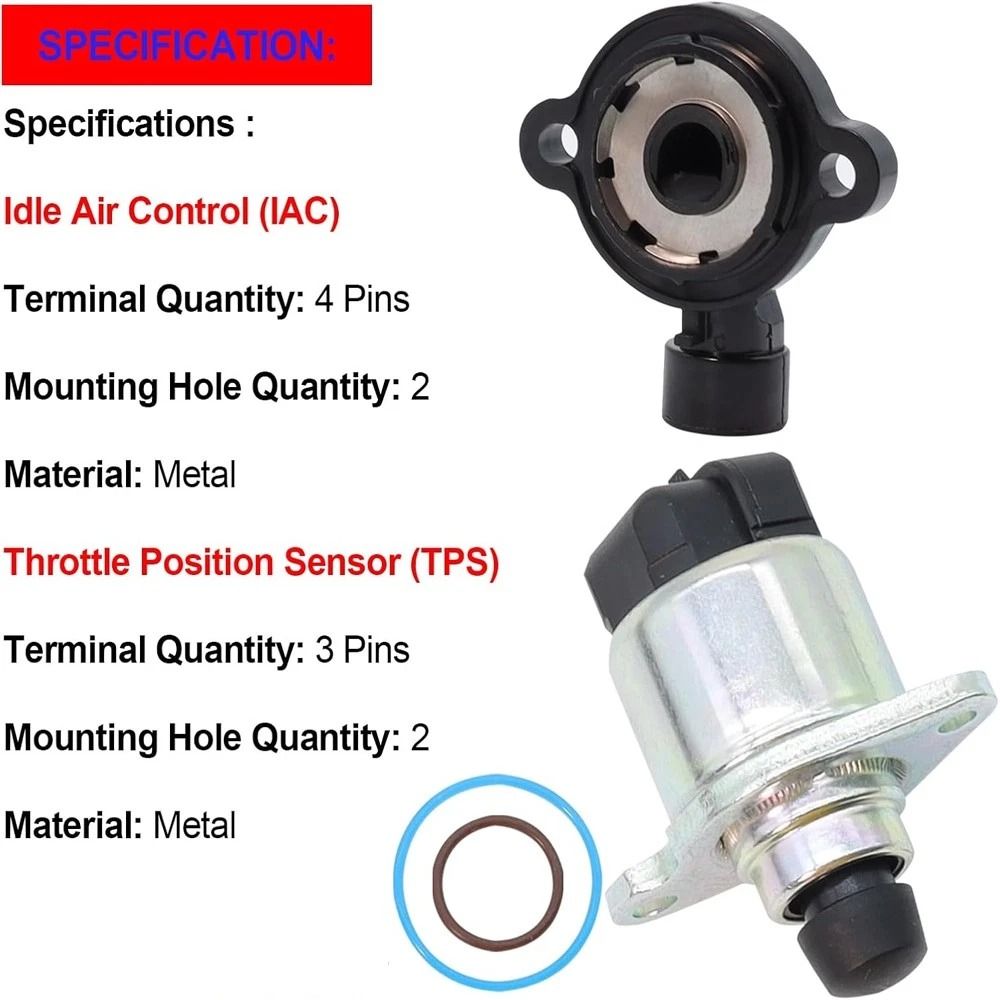 LS1 TPS IAC Kit For GM Chevy LS Throttle Body Sensor Set 12