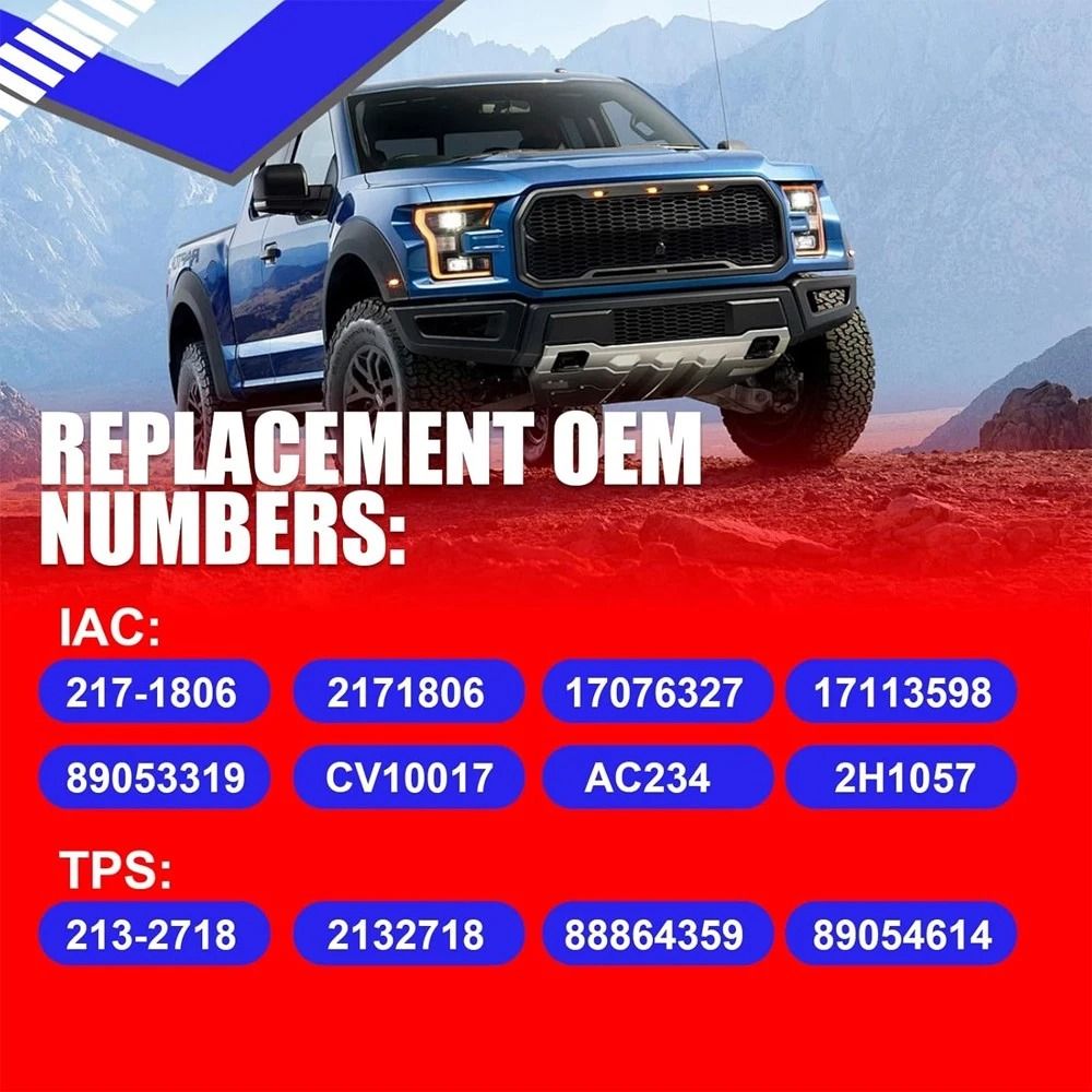 LS1 TPS IAC Kit For GM Chevy LS Throttle Body Sensor Set 8