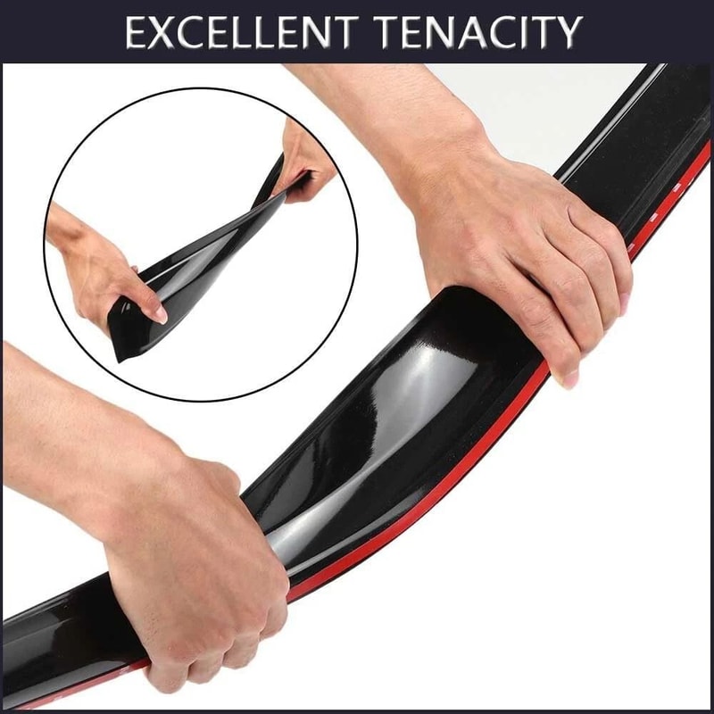 Ford SuperCrew InChannel Window Visors Dark Smoke Rain Guards 10