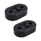 Heavy Duty Rubber Exhaust Hanger Insulator Hole Muffler Tailpipe Mount Bracket 0
