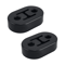 Heavy Duty Rubber Exhaust Hanger Insulator Hole Muffler Tailpipe Mount Bracket 0