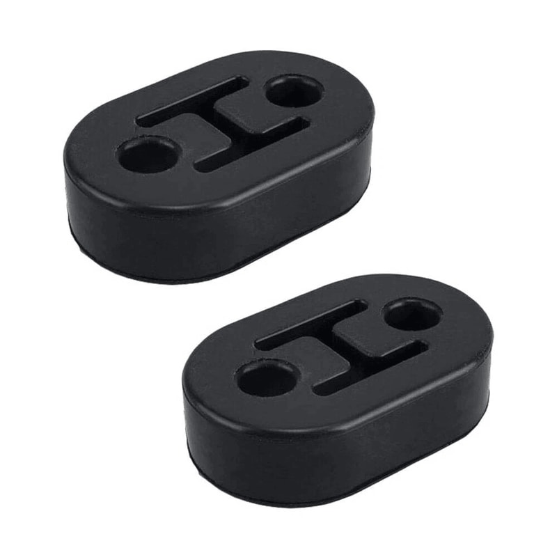 Heavy Duty Rubber Exhaust Hanger Insulator Hole Muffler Tailpipe Mount Bracket 0