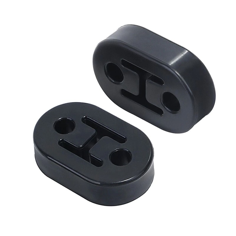 Heavy Duty Rubber Exhaust Hanger Insulator Hole Muffler Tailpipe Mount Bracket 2