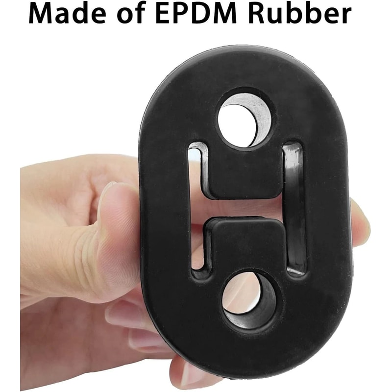 Heavy Duty Rubber Exhaust Hanger Insulator Hole Muffler Tailpipe Mount Bracket 9