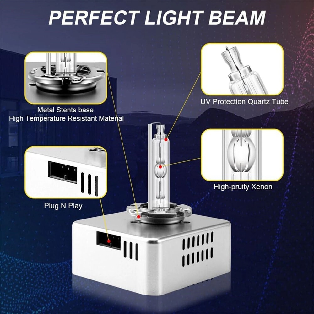 D5S HID Xenon Headlight Bulb Replacement For Chevy Silverado GMC Terrain 8
