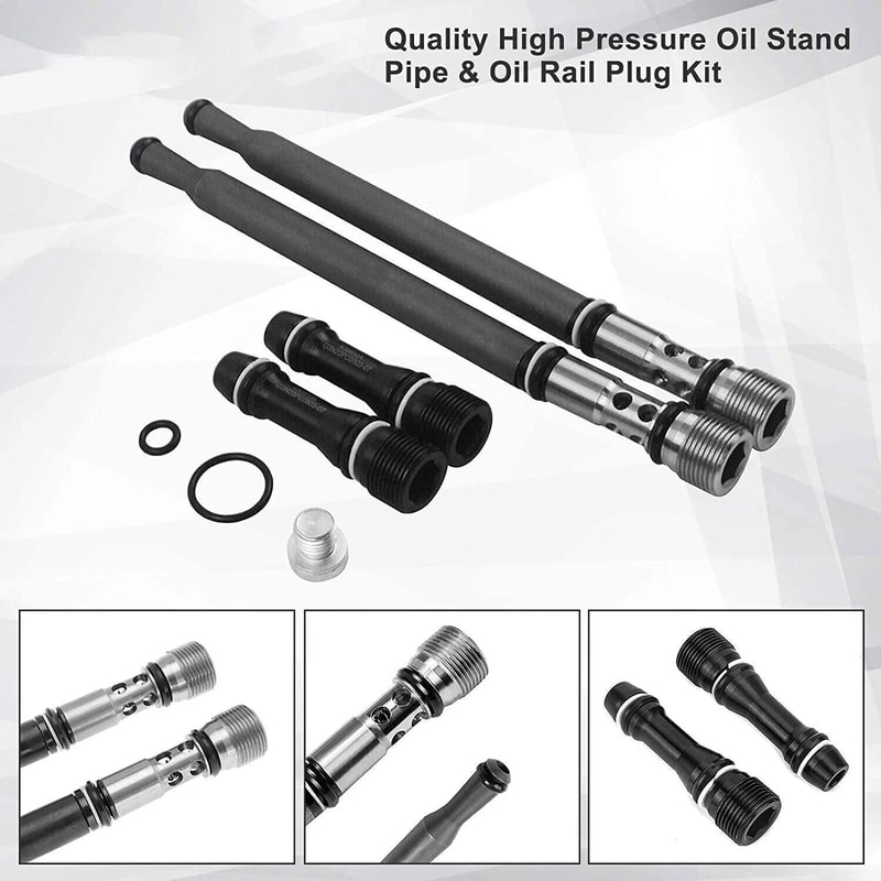 Updated Powerstroke Stand Pipe Dummy Plug Kit For Ford Diesel 7