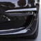 Gloss Black Tesla Model Fog Light Eyebrow Trim Covers 2