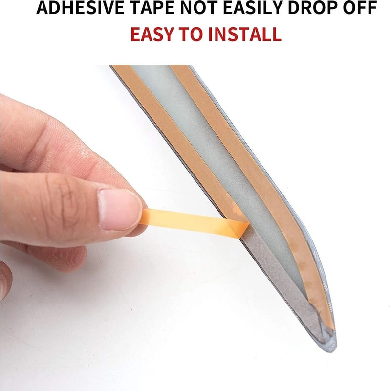 Gloss Black Tesla Model Fog Light Eyebrow Trim Covers 7