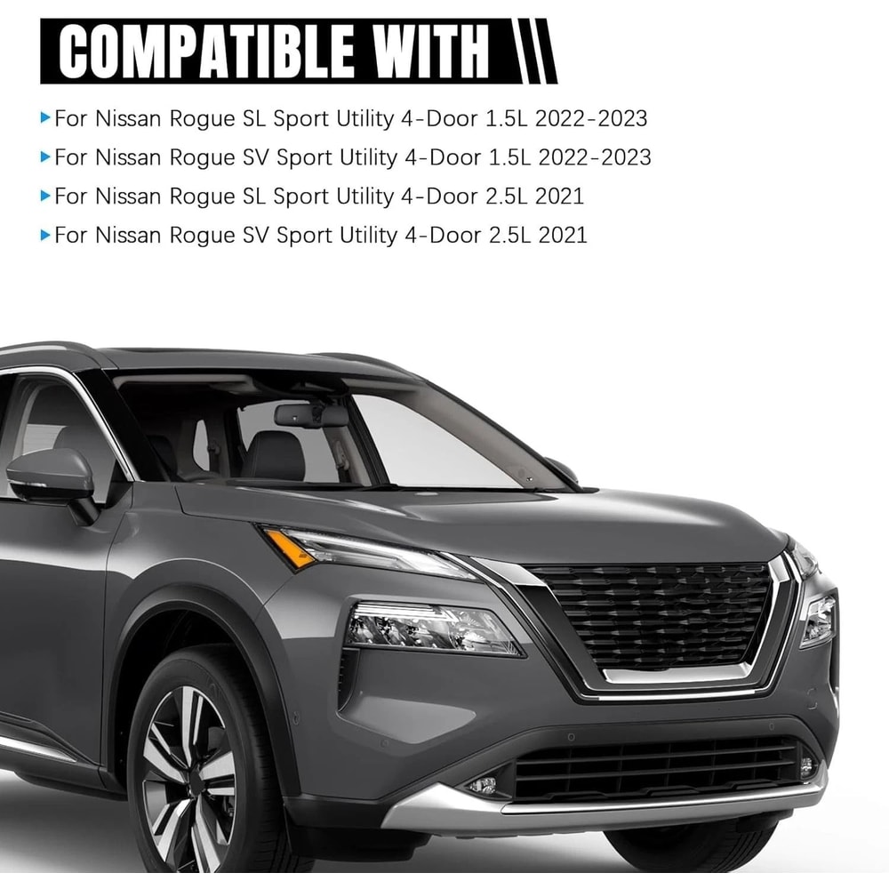 Nissan Rogue Passenger Side LED Headlight Right OEM Style Replacement 13